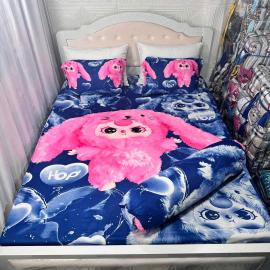 Bộ Ga Thun Mẫu Babythree Đậm